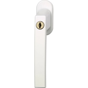 Abus Fenstergriff FG210 W, abschließbar, weiß. Riegel für Fenster, auch als Kindersicherung.