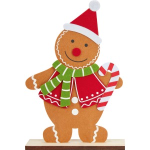 Dekofigur Lebkuchen Junge Mädchen L Filz Holz 2-fach sortiert