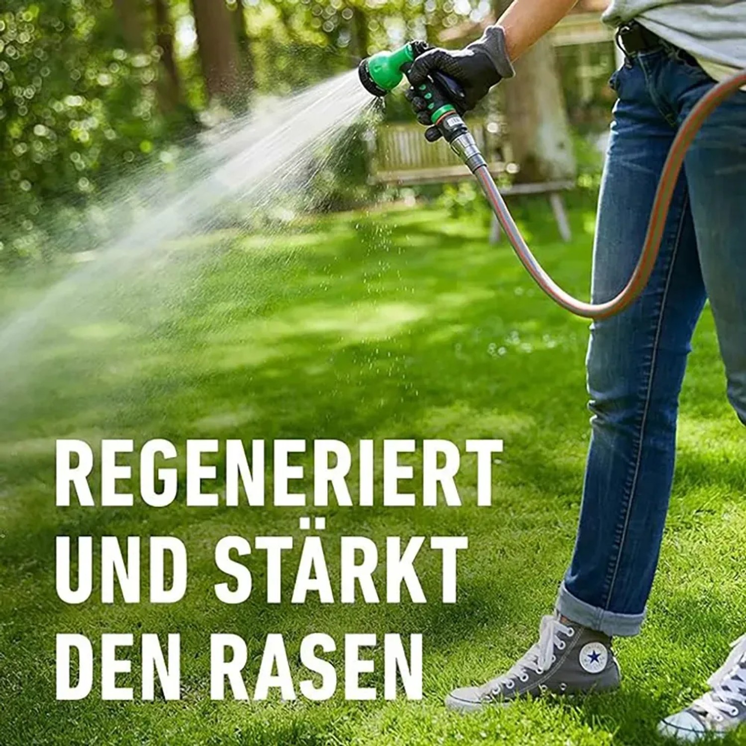 anwendung compo rasendünger mit unkrautvernichter COMPO EXPERT Rasen Floranid® mit Unkrautvernichter – Düngerprofi24 main image 0
