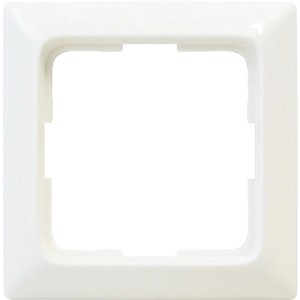 Legrand Abdeckrahmen 1-fach, Ultraweiß, für Schalter und Steckdosen.