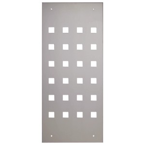 Gelochte Dieda Blechfüllung V2A, 750x180mm, für Treppen und Geländer.