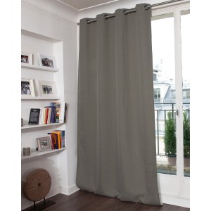 Moondream Verdunklungsvorhang in Taupe, 130x260 cm, mit Ösen und Gardinenband.
