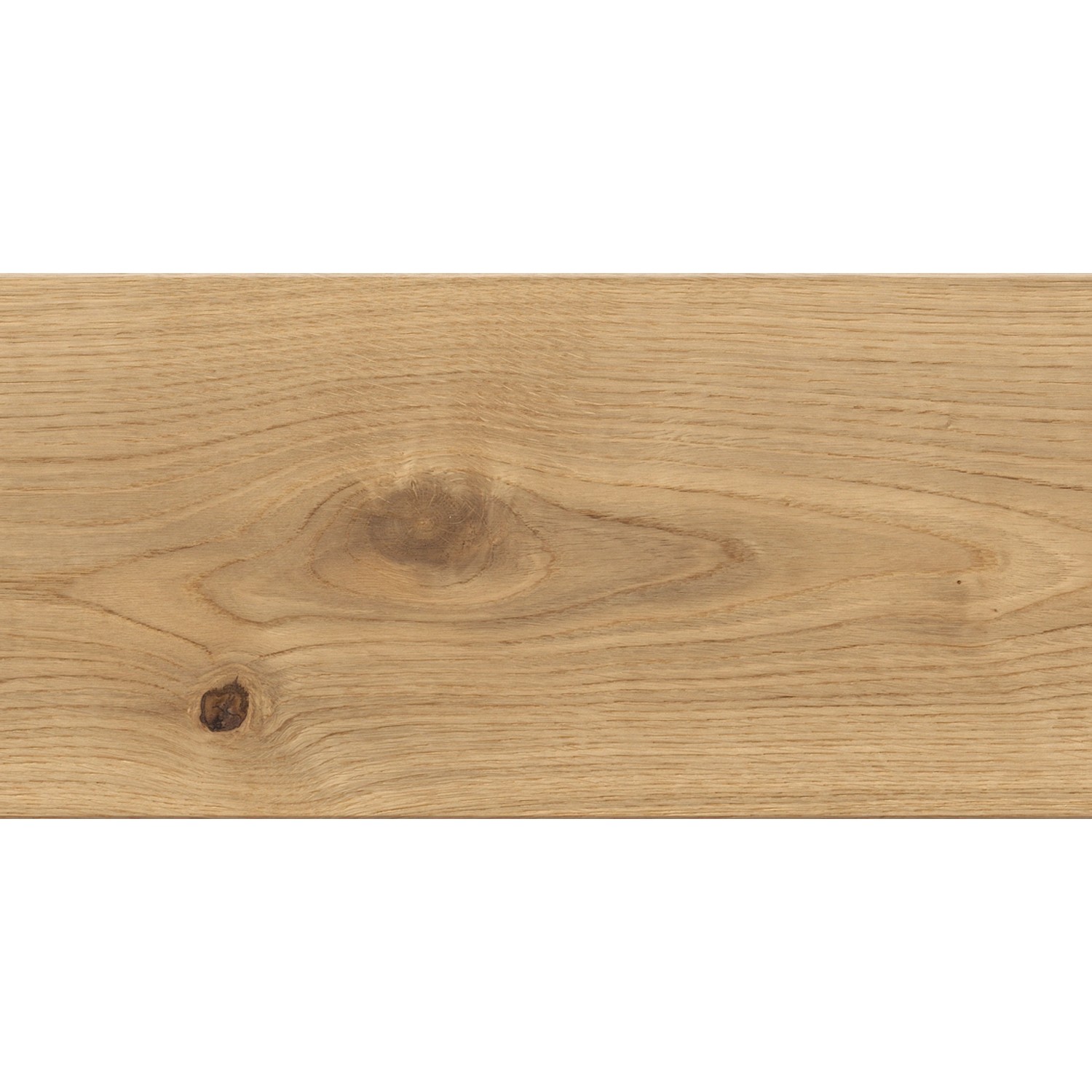 Helle Landhausdiele aus Eiche mit strukturierter Oberfläche und Öl/Wachs Finish.