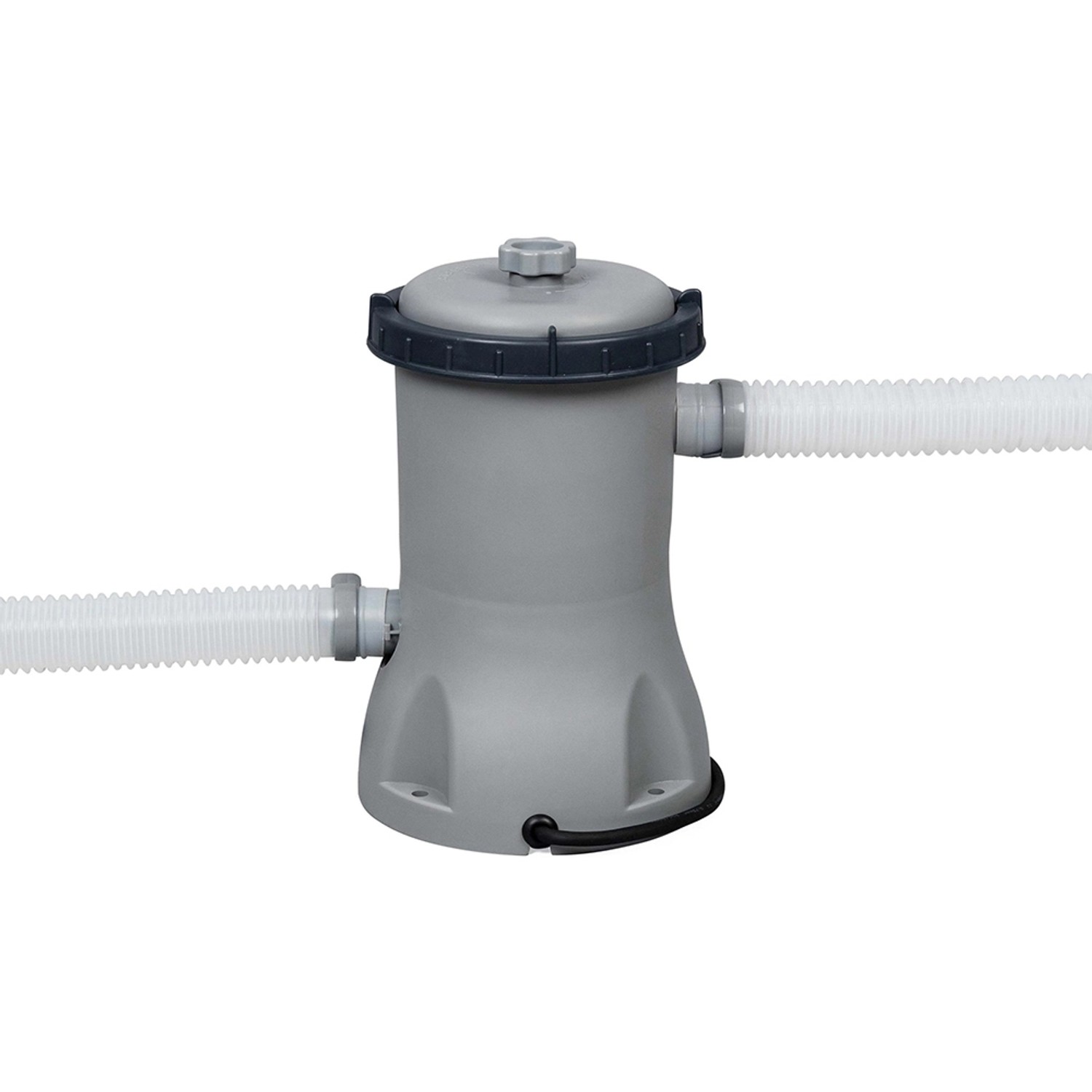 Bestway Filterpumpe für Fast Set Pool, grau, mit Schläuchen für Quick-Up Pools.