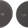 Einhell by kwb Schleifgitter-Set, 5-teilig, für Trockenbauschleifer Ø 225mm, Körnung 80 und 120.