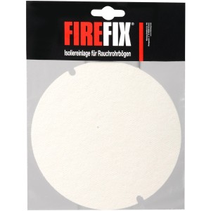 Firefix Isolierung für Rauchrohrbögen, hitzebeständige Einlage für Kamin- und Ofenzubehör.
