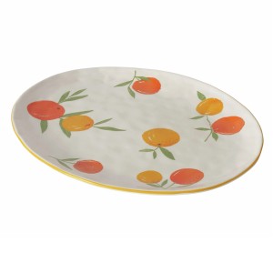 Boltze Servierplatte Fruits 3 cm x 32 cm x 39 cm Orange