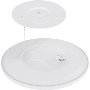 Weiße Globo LED-Deckenleuchte Sapana, 42 cm, mit abgenommener Halterung. Moderne Deckenleuchte.