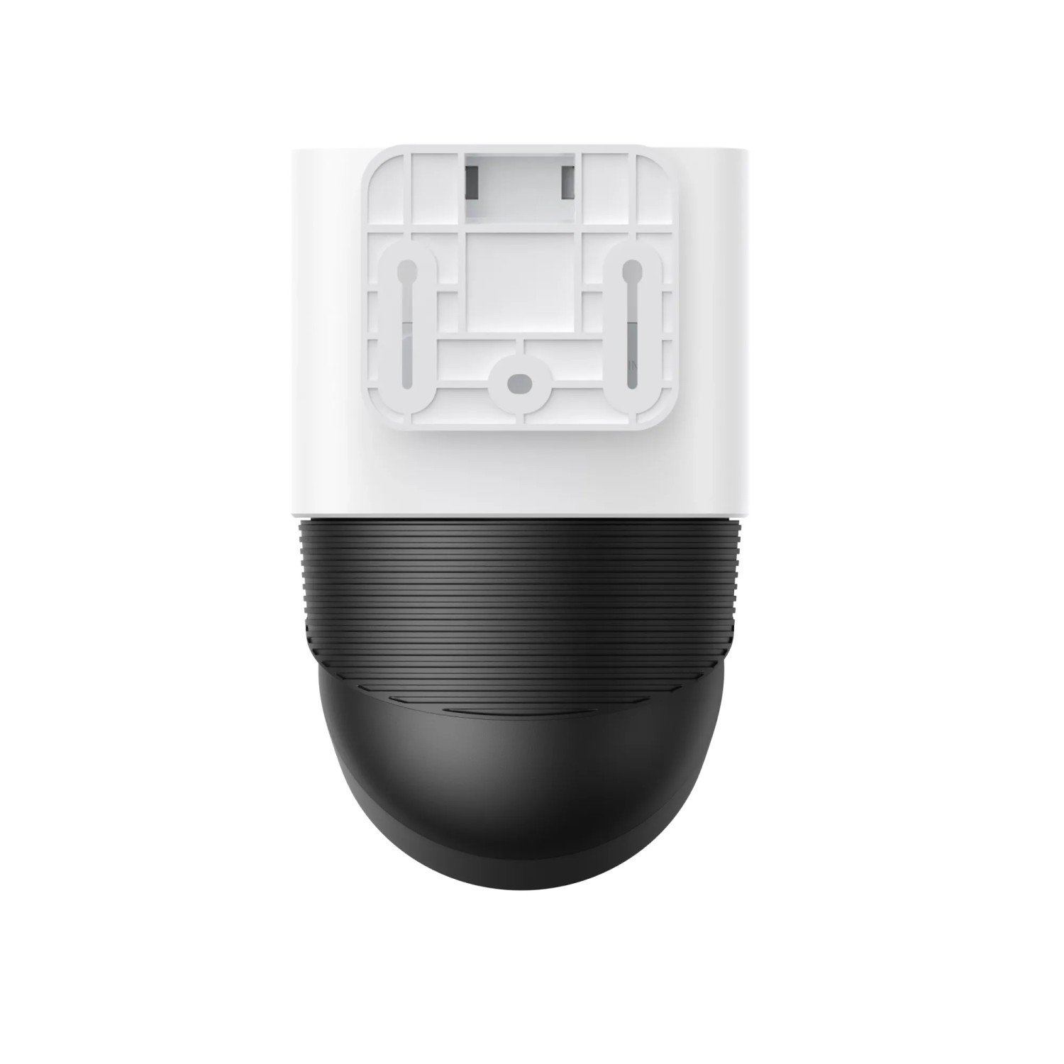 Eufy S330 4G LTE Überwachungskamera mit Solarpanel, Rückansicht mit Halterung.
