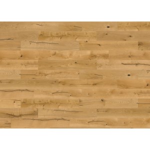 Living by HARO Parkett Eiche Rustic, Landhausdiele mit Naturöl-Oberfläche und strukturierter Optik.