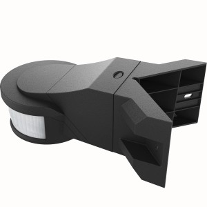 LED's light 3in1 Bewegungsmelder 270° Eck- Wand und Deckenhalterung IP44 Schwarz