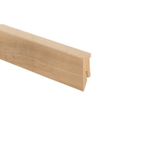 Sockelleiste Malibu/Tahiti Oak, 50x18x2600 mm, zur einfachen Wandmontage. Holzdekor.