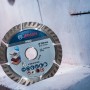 Bosch Diamanttrennscheibe Standard Universal, 125 mm, für Winkelschleifer Zubehör.