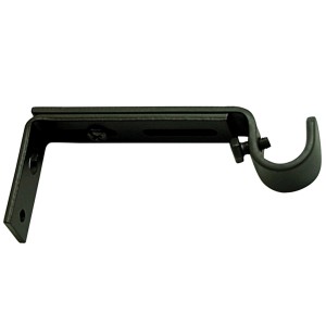 Gardinia Träger Memphis Schwarz 10 cm - 14 cm 2-er Pack