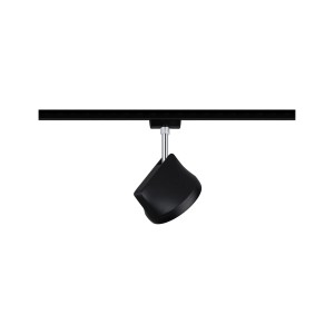 Paulmann URail LED-Spot Arena, schwarz matt/Chrom, 15W, 4000K, dimmbar.