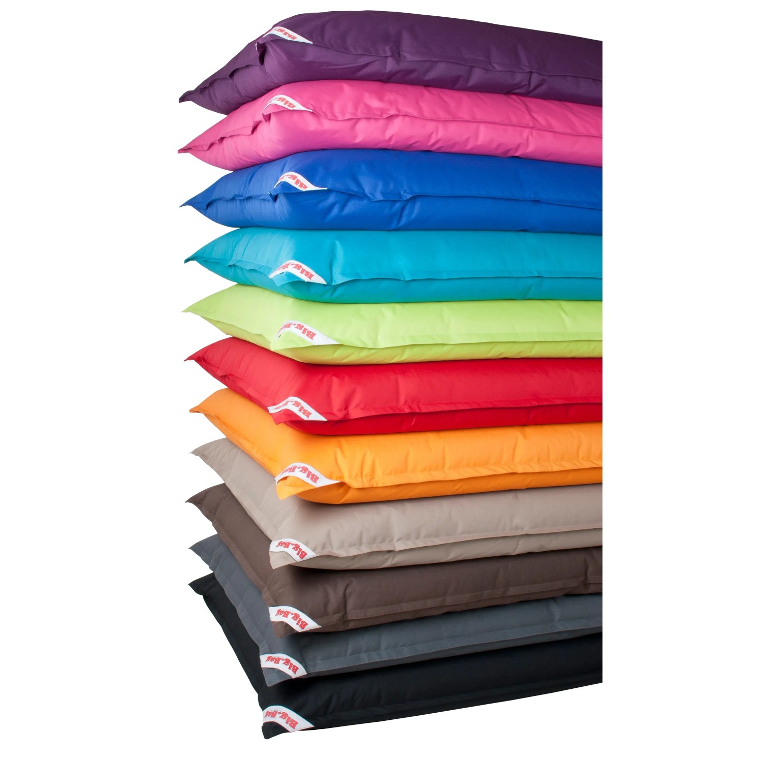 Sitting Point Sitzsack Big Bag Brava, 300 l, in verschiedenen Farben gestapelt.