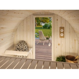 Palmako Sauna Anita Naturbelassen 200 cm x 160 cm