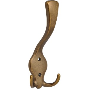 Siro Huthaken 703 Metall Messing Antik Lochabstand 32 mm