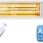 VASNER Appino 20 Bluetooth Infrarot-Heizstrahler, 2000 W, Weiß mit Fernbedienung und App-Steuerung.