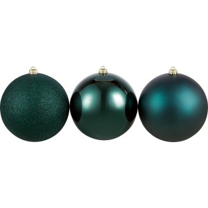 Christbaumkugel Kunststoff Ø 20 cm Grün