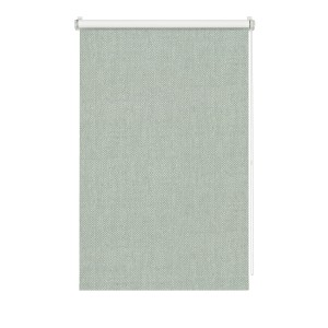 Wohnidee Verdunklungsrollo, grün, 45x150cm. Lichtundurchlässiges Rollo für Fenster.