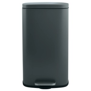 Spirella Kosmetikeimer Akira, 50L, Grau, Stahl, mit Pedal und Inneneimer.