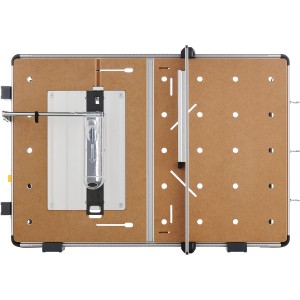 wolfcraft Maschinentisch Master cut 2600, Werkbank mit Montageplatte und Zubehör.
