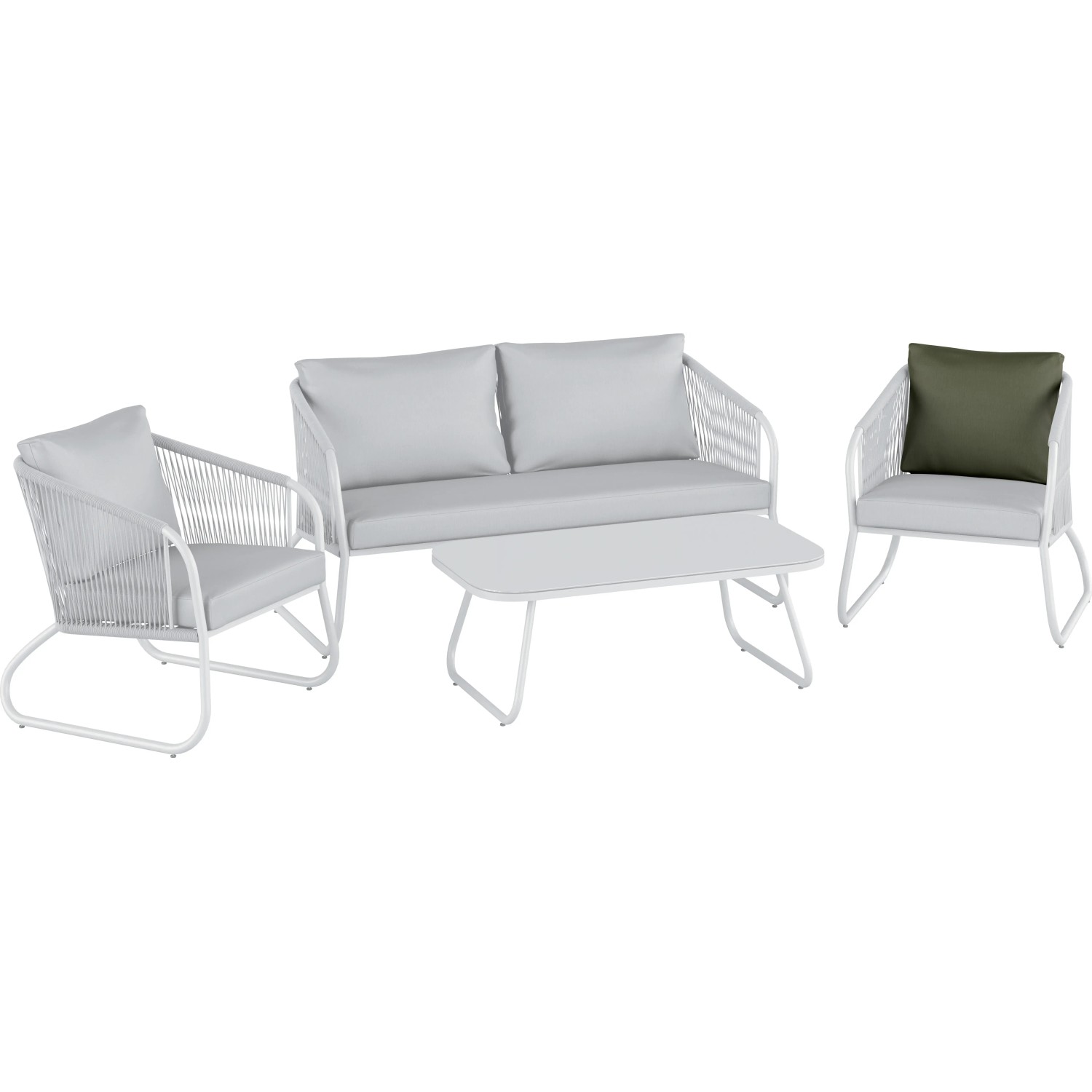 Olivfarbenes Ersatz-Rückenkissen für Scafford Sofa-Lounge-Set.