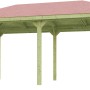 Weka Pavillon Gartenoase 651 B: Holzpavillon mit Dachschindeln, ideal für den Garten.
