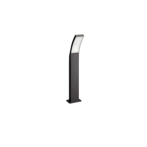 Philips Splay LED-Sockelleuchte, anthrazit, 60 cm hoch, für Garten und Wege.