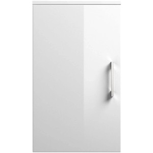 Posseik Bad-Hängeschrank Rima, weiß, 40 cm breit. Schlichtes Design mit Griff.