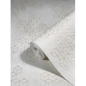 Marburg Vliestapete Hailey Nov, grafisches Muster in Beige, Rolle