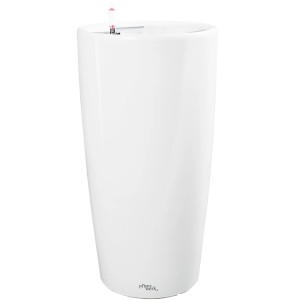 Pflanzwerk® Pflanzkübel Pipe Ø 40 cm x 78 cm Shiny Weiß