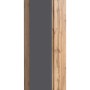 Held Möbel Seitenschrank Ancona, 65 cm, matt Grau-Wotaneiche, für Badmöbel-Sets.