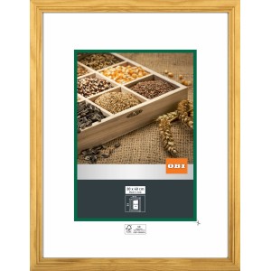 OBI Holz-Wechselrahmen Natur, 30x40 cm, FSC®-zertifiziert. Bilderrahmen für Fotos und Drucke.