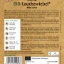 Samenpackung Sperli Bio Lauchzwiebel, Frühlingszwiebel für Beet und Garten.
