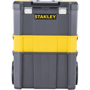 Stanley Rollende Werkstatt Essential STST1-80151, Werkzeugwagen mit Rädern und Teleskopgriff.