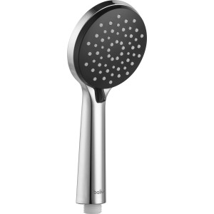 baliv Handbrause HBR-100.150, verchromt mit schwarzem Brausekopf. 3 Strahlarten.