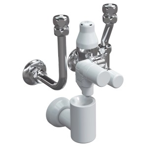 Thermoflow Sicherheitsgruppe SGKV40 mit Druckminderer für Warmwasserspeicher.