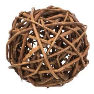 Trixie Weidenball, ø 10 cm, aus Naturmaterial für Nager als Käfigzubehör.