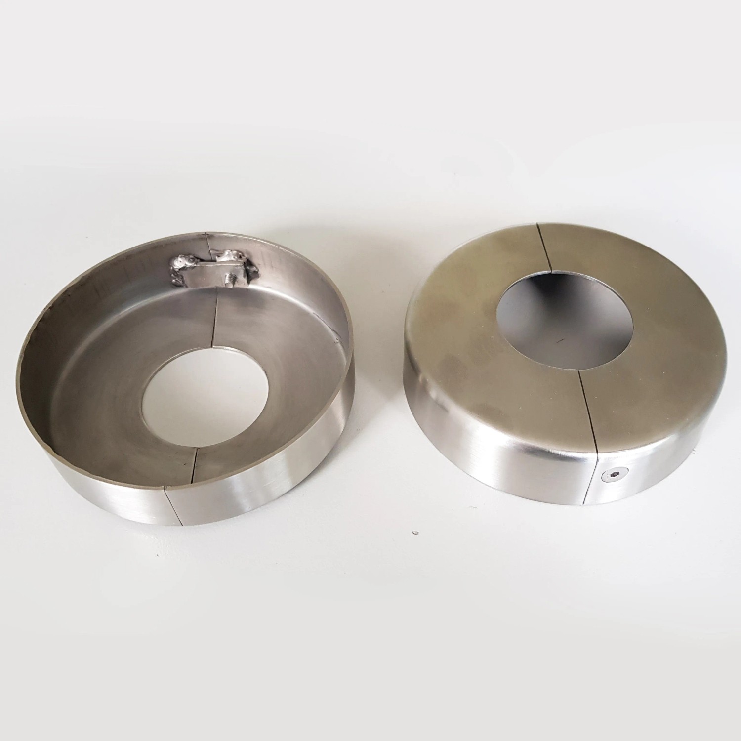 Treba Rosette E92, 2-teilig, Edelstahl V2A für Treppen & Geländer.