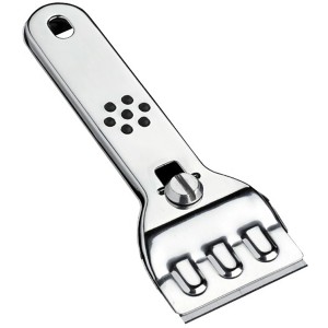 Wenko Reinigungsschaber Profi für Glaskeramik-Kochfelder aus Edelstahl Rostfrei.