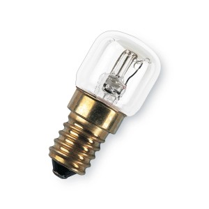 Osram Halogen E14 Leuchtmittel, Röhrenform, 15W, für Backofen, 2er-Pack