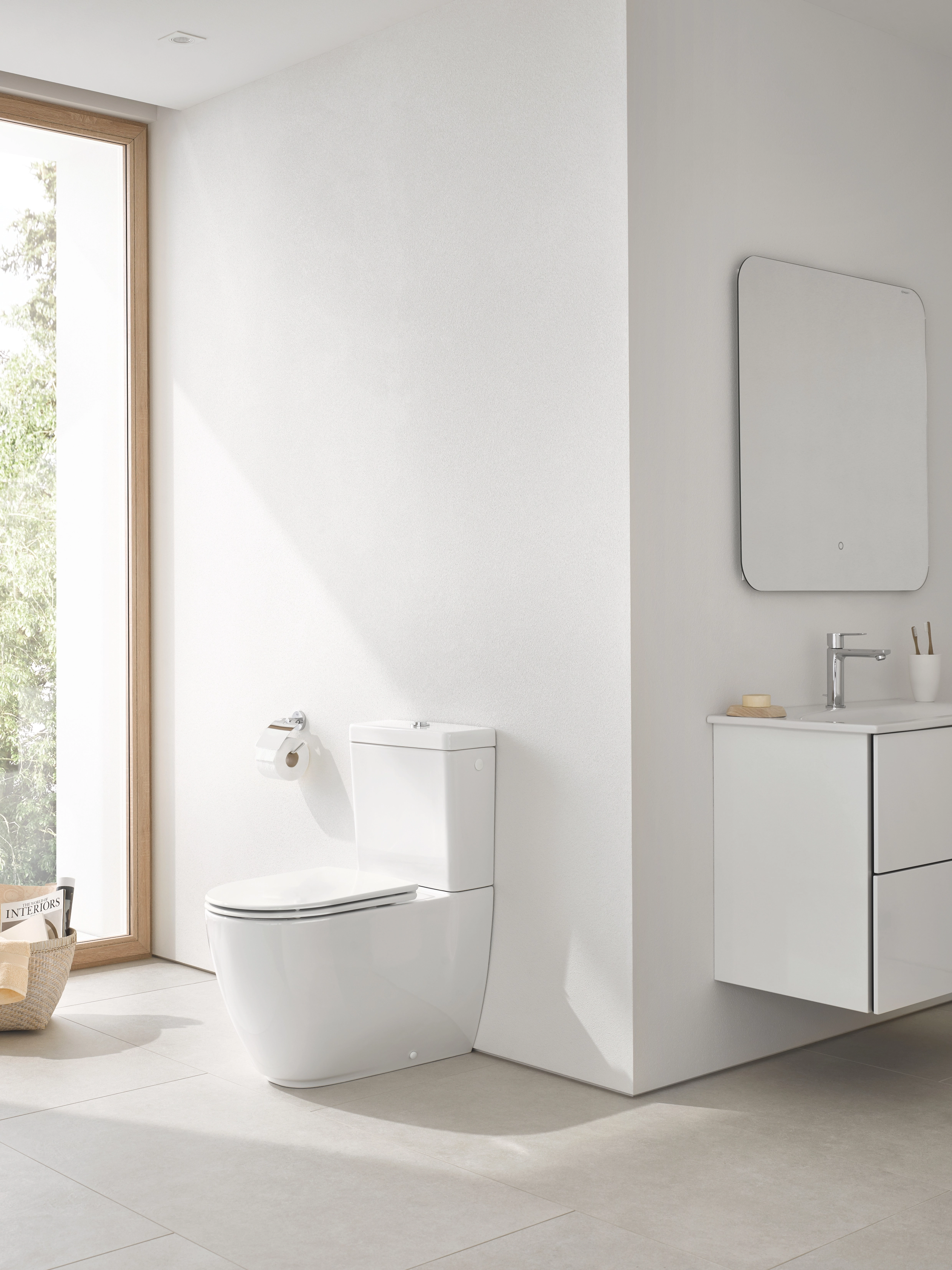 PureGuard Stand-WC-Kombination univ. spülrandlos Essence Grohe Abgang bei kaufen OBI Tiefs.