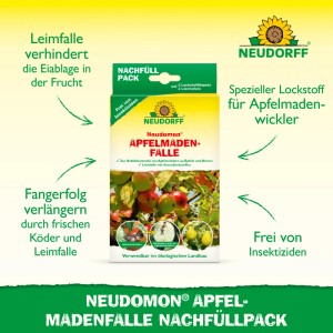Neudorff Neudomon Apfelmadenfalle Nachrüst-Set für biologische Schädlingsbekämpfung.