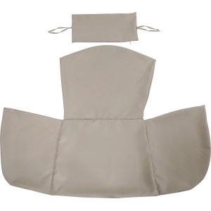 Kissenbezugs-Set für Shorea Hängesessel Wicker Natur, bestehend aus Nacken- und Sitzkissenbezug.