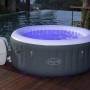 Bestway Lay-Z-Spa Bali AirJet, aufblasbarer Whirlpool mit LED-Beleuchtung und Pumpe.