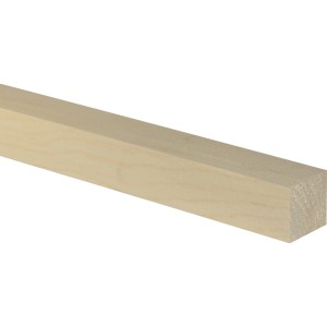 Flachleiste Fichte 40 mm x 40 mm x 1000 mm