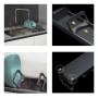 Emuca Schüßelhalter Orderbox für Schublade 90x470mm Aluminium und Kunststoff Anthrazitgrau_4