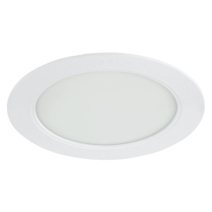 Weißes E2 Elektro Einbaupanel Style R 145, 9W, 4000K, Deckenleuchte.